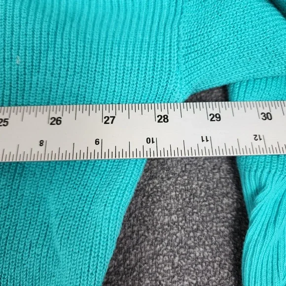 Soft Surroundings Tie Dye V Neck Sweater Aqua‎ Lavender Cotton Size S - Picture 3 of 10